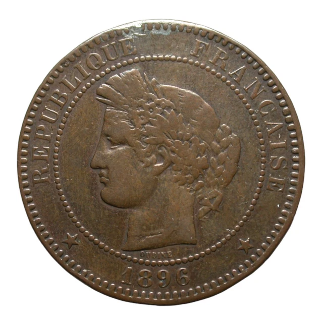 France 1896 A 10 Centimes Torch