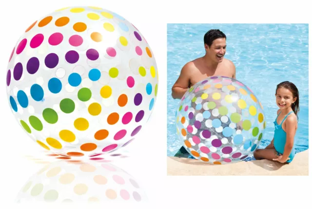 Giant Intex 42" Inflatable beach ball NEW design Jumbo ball - 107cm 3