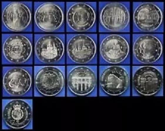 Todas Las Monedas Conmemorativas De 2 Euros De España:  Desde 2005 Hasta 2023.