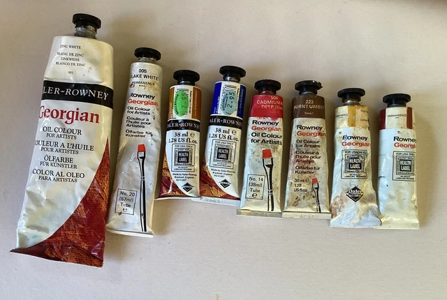 Daler Rowney georgischer Künstler Ölgemälde Röhren X8