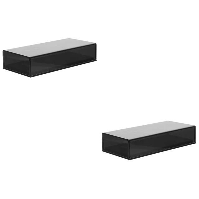 2pcs Organizing Box Box False Lash Packaging Box Acrilic Eyash Storage Porta