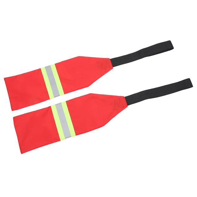 Kayak Tow Warning Flag Reflective Stripes Oxford Fabric Sea Kayak
