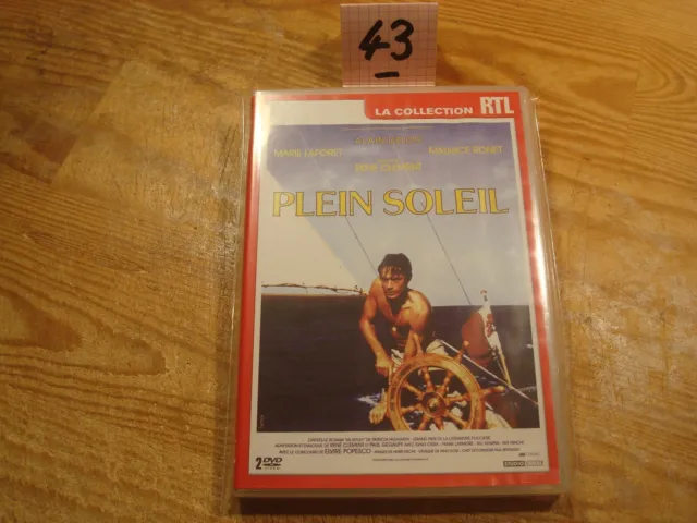 DVD : PLEIN SOLEIL - Alain DELON / Marie LAFORET / Maurice RONET / Comme Neuf