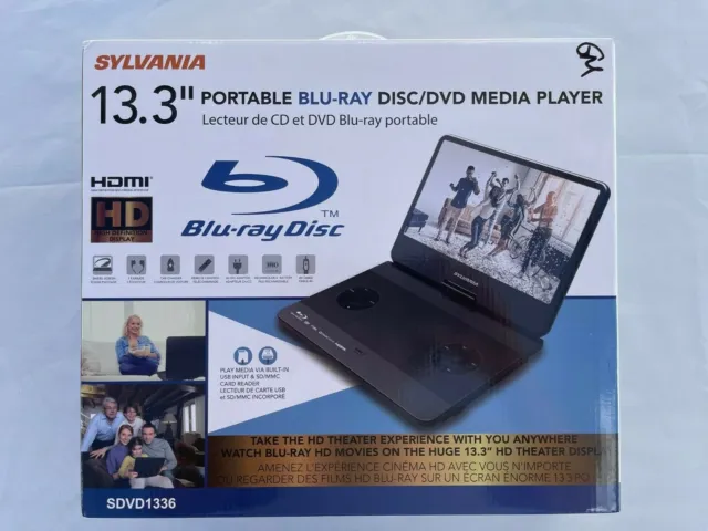 Sylvania 13.3 Swivel Portable Dvd