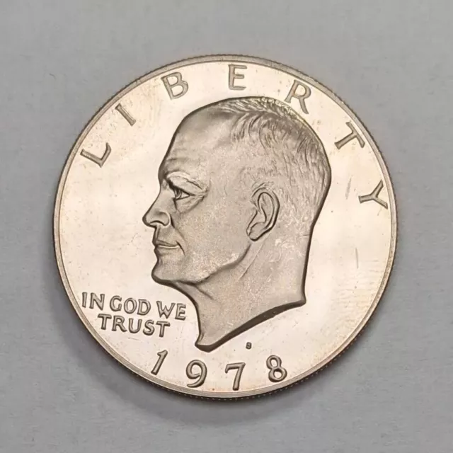 1978 S Eisenhower Clad Proof Dollar