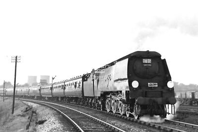 PHOTO British Railways Steam Locomotive 34006 Bulleid West Country Knighton 1963