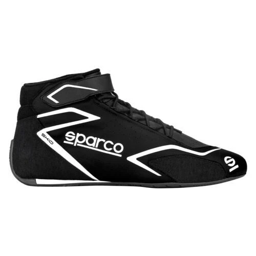 Sparco High Quality Skid Series Racing Shoes Size 42 Black/Black 00127542NRNR