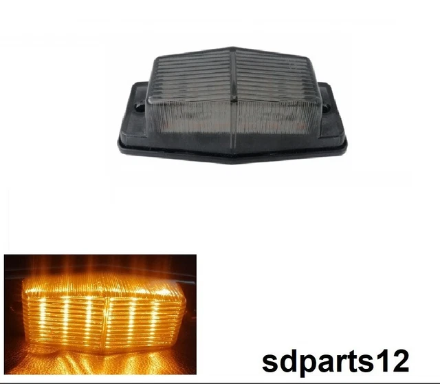 Feu De Gabarit Orange LED Lucidity 26260A-V - 3 LED - 12V/24V - Pour Camions