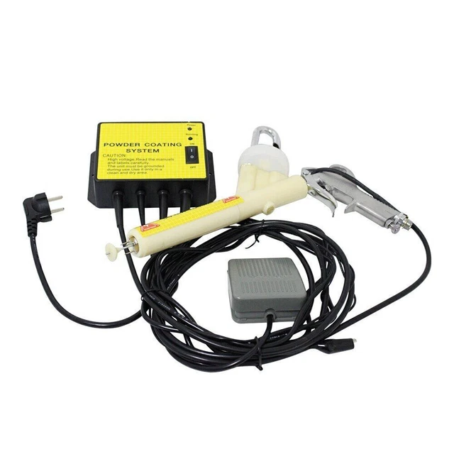 Metal Workpiece Spray Machine Mini Powder Coating System Electrostatic spray gun