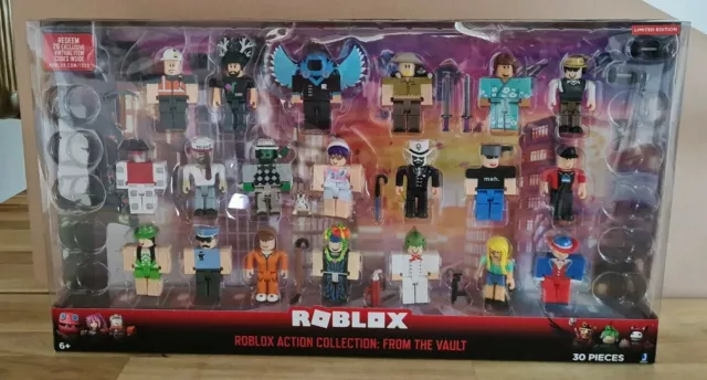  Roblox Action Collection: from The Vault 20 Figure Pack  [Includes 20 Exclusive Virtual Items] for 6 years and up, includes One  Collector's Set : Toys & Games