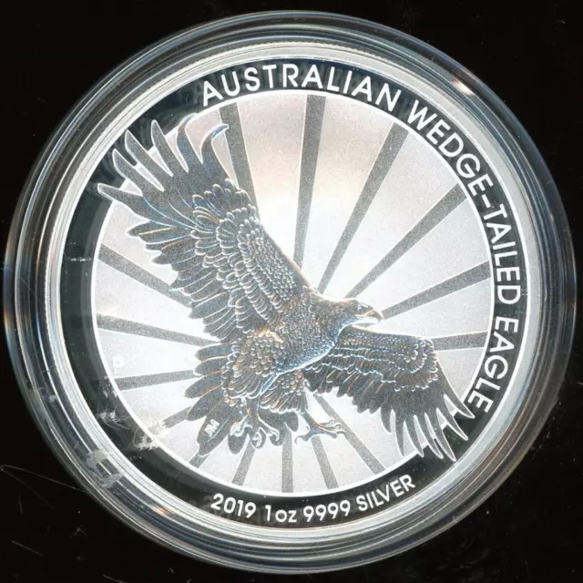 2019 1oz Silver Wedge Tailed Eagle Bullion Coin - Perth Mint