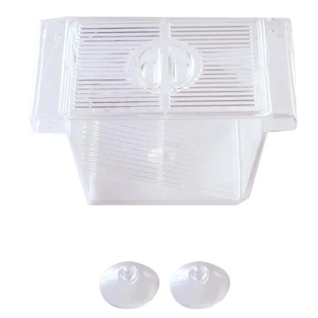 Aquarium Fish Breeding Breeder Box Baby Fish Hatchery Isolation Net Fish Tank In