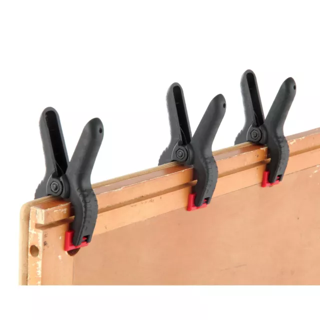 8 Pieces Wood Working Hand Held  6 inch Spring Clamps Set - 3 inch Jaw Opening
