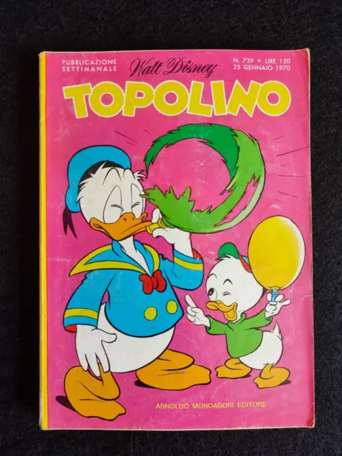 TOPOLINO LIBRETTO Nr. 739 Ed. Mondadori 1970 ***