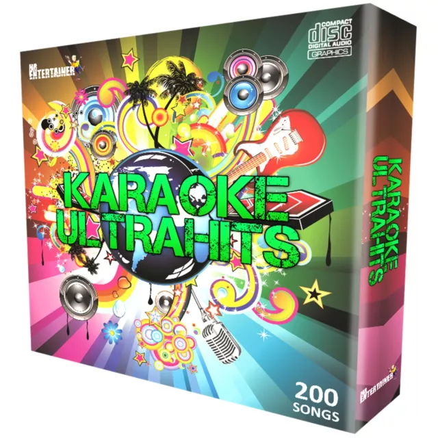 Karaoke CDG Pack. Mr Entertainer Ultrahits Familienparty. 200 beste Songs aller Zeiten