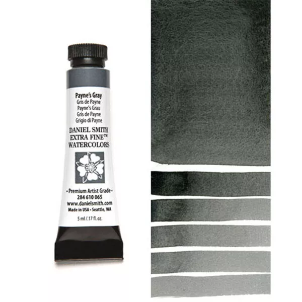 Daniel Smith Extra Fine Watercolors - Payne's Gray, 5 ml Tube