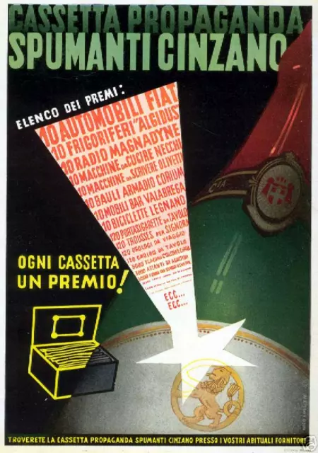 Nico Edel -CINZANO- cassetta propaganda-Aarau-Svizzera