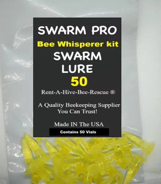 Bee Whisperer kit Honeybee Swarm Lure 50 pack honeybee scented bait 50 Pack