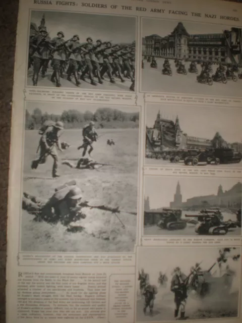 Photo article Russia the Red Army facing German invasion 1941 ref AQ