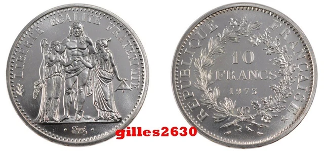 FDC : 10 francs Hercule 1973 neuve/scellée de coffret