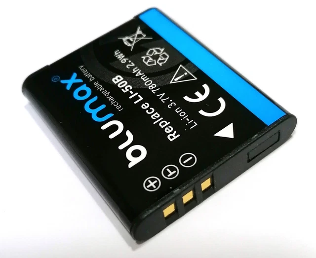 Olympus Batteria ricambio Li-50B Li50B Creator XZ-1 XZ-10 Tough mju 9000 6000