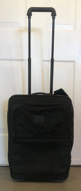 TUMI Carry On Luggage Rolling 2 Wheels 2220D3 Black 21” x 14" x 8"