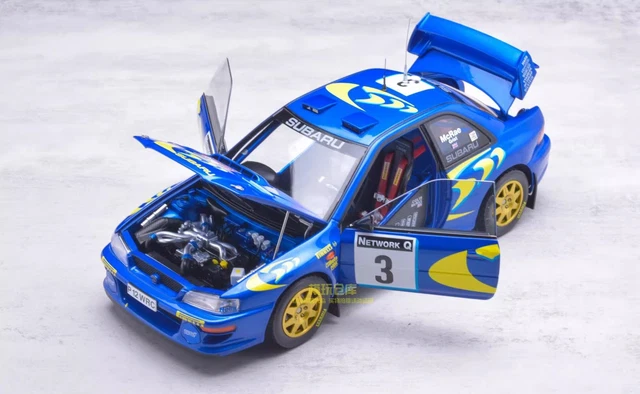 Sunstar 1:18 Subaru Impreza McRae 555 WRC #2 - Modèle Diecast Bleu - Collection