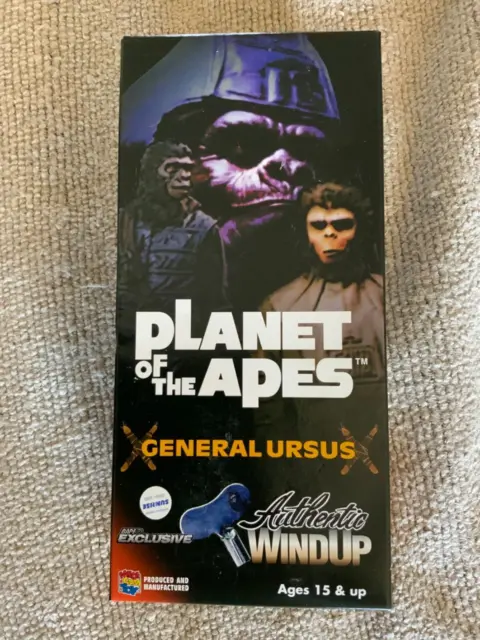 Medicom Planet of the Apes GENERAL URSUS Metal Wind Up Toy New In BOX