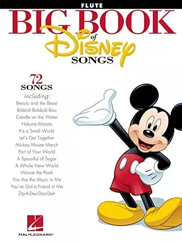 The Big Book Of Disney Songs - Flute by Various 1458411311 FREE Shipping