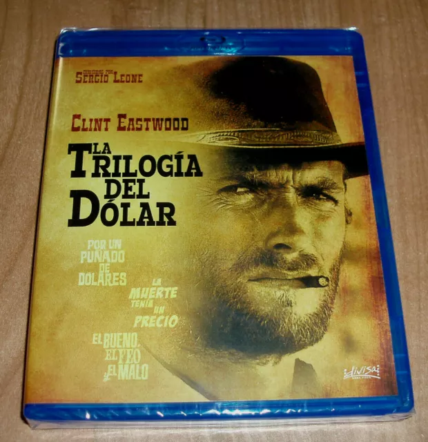 La Trilogia Del Dolar Pack 3 Discos Blu-Ray Nuevo Precintado Western Accion