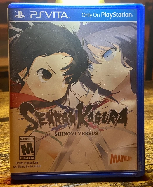 Senran Kagura Shinovi Versus PS Vita case inlay NO GAME INCLUDED