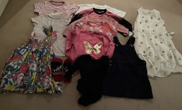 5-6 yr old girls clothes bundle- Dresses, Tops etc. with some very nice items.