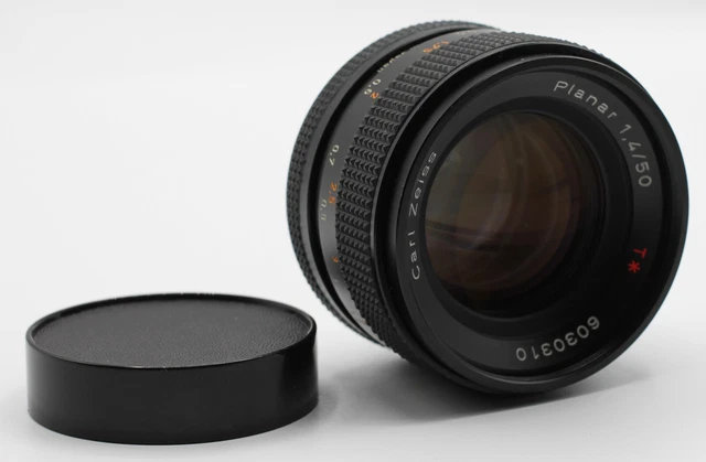 CARL ZEISS Objektiv Lens PLANAR 1,4/50 Red T für YASHICA / CONTAX