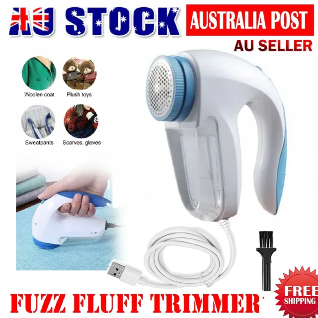 Electric Lint Remover Sweater Sofa Lint Pill Fluff Fabric Fuzz Shaver Trimmer AU