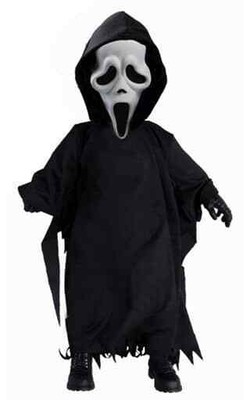 ghost face roto plush doll