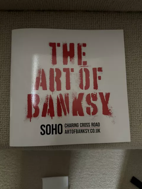 The Art Of Banksy Programm London Soho Neue Ausstellung 38 Seiten Nicht Autorisiert