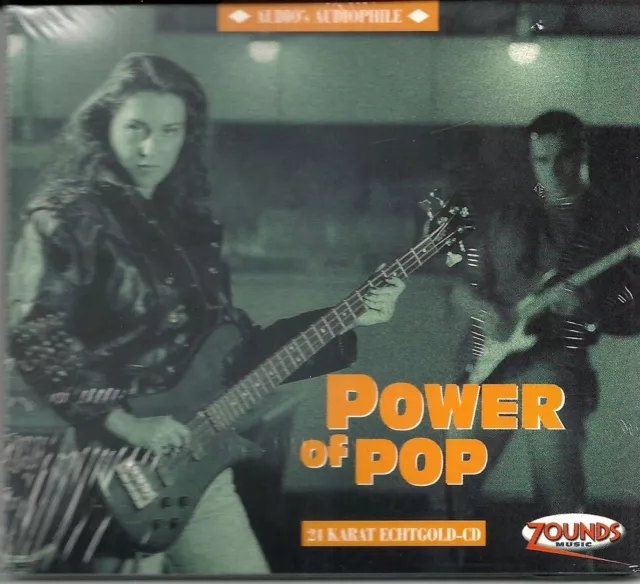 Power Of Pop Various Audio's Audiophile 24 Karat Zounds Gold CD Neu OVP Sealed