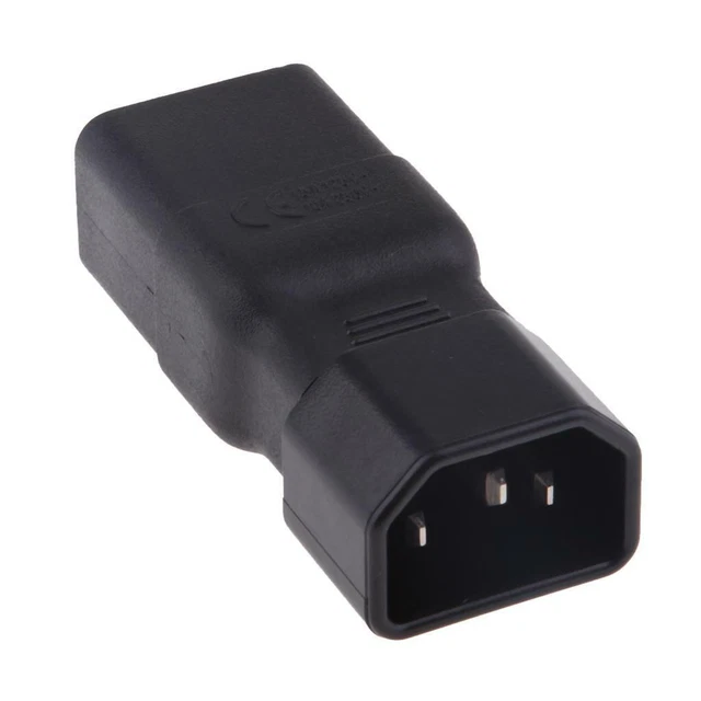 Adaptateur IEC320 C14 Vers Prise C9 - Convertisseur 15A/125V Pour Alimentation PC