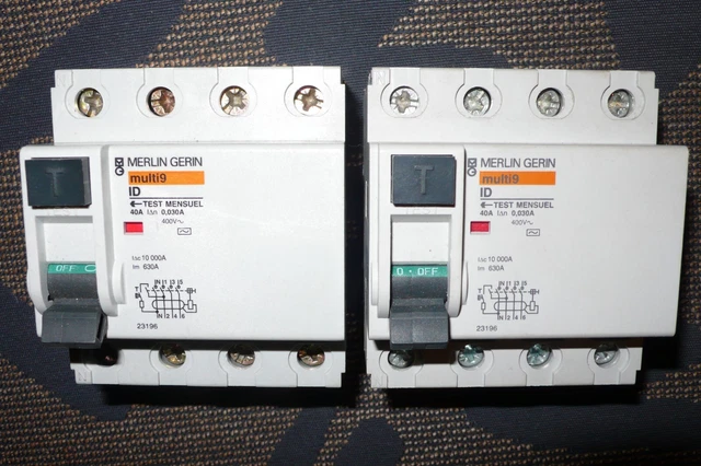 Interrupteur Différentiel 4P 40A 300mA Type AC à Vis ABB