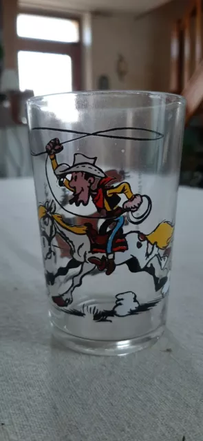 Ancien verre à moutarde Lucky Luke Dargaud 1972