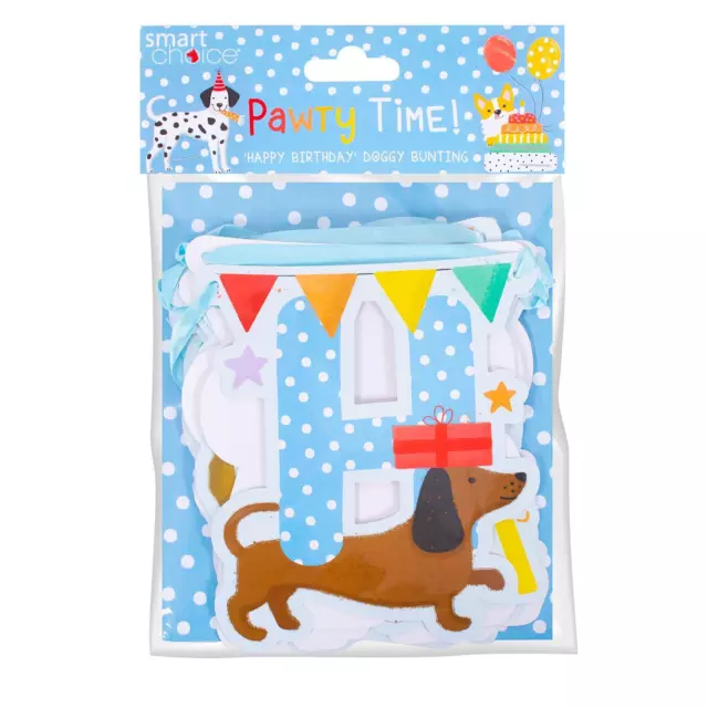 3 Metre Happy Birthday Pet Banner Bunting Dog Puppy Celebration Party Decoration