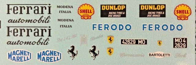 DECAL FERRARI CAR Transporter, 1:43 EUR 9,99 - PicClick DE