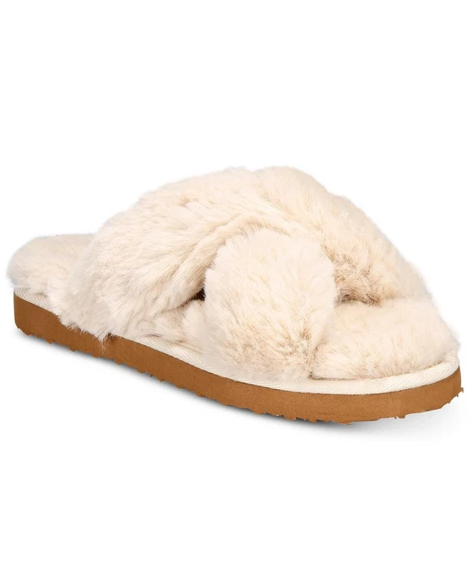 INC International Concepts Womens Yayla Slide-On Slippers, LT BEIGE, Size 5.0