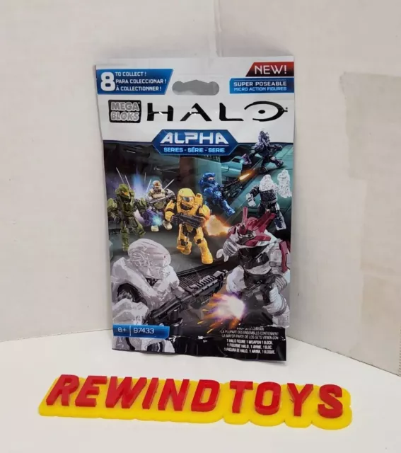 Mega Bloks Halo Micro Action Figure Series Delta Blind Pack - Halo