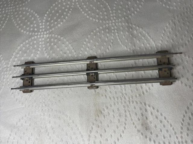 LIONEL 027 GAUGE Straight TRACK Train 3 Rail Tubular Steel 8 13/16"
