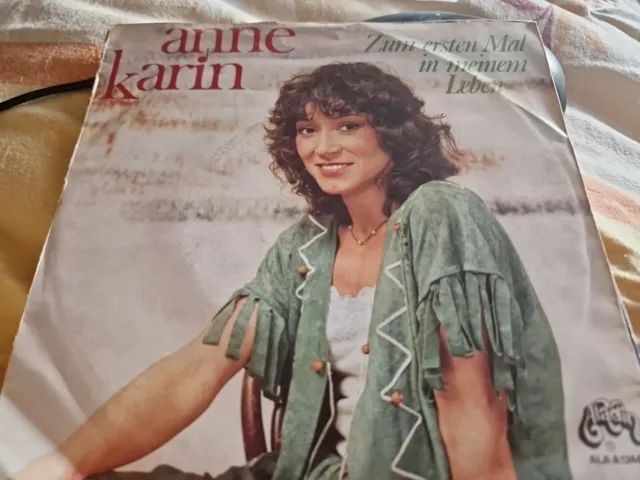 7" Single - ANNE KARIN - Zum ersten Mal in meinem Leben - Aladin Records 1981