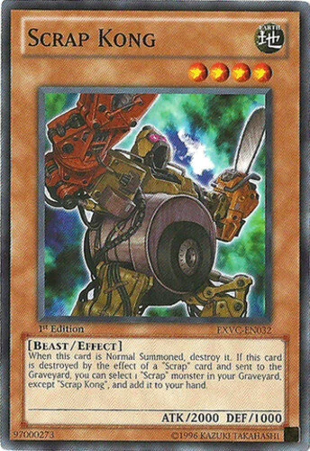 Yugioh! Scrap Kong - EXVC-EN032 - Common - 1st Edition Near Mint, English
