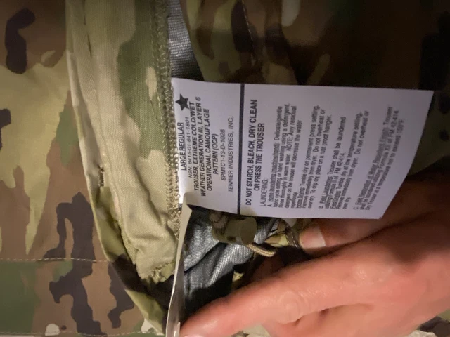 USGI Gen III ECWCS Level 6 OCP Multicam Gore-Tex Jacket & Trousers/pants LR 7