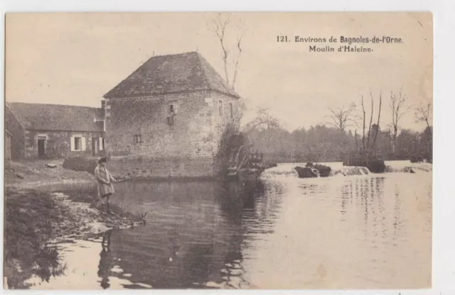 CPA 61 NORMANDY near Bagnoles de l'Orne Moulin d'HALEINE Rives-d'Andaine1948