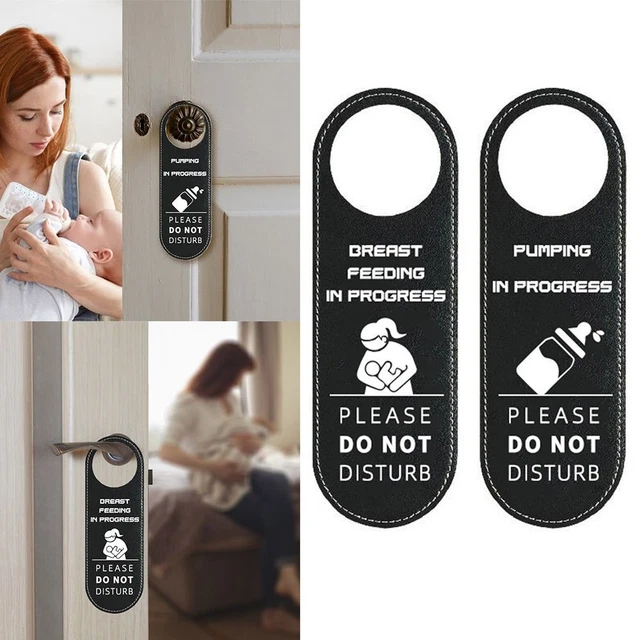 PLEASE DO NOT Disturb Hotel Bulletin Board Double Sided Door Hanger ...